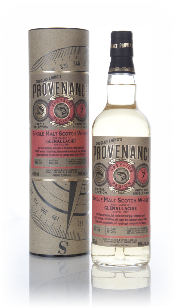 Glenallachie 7 Year Old 2009 (cask 11187) - Provenance (Douglas Laing) 70cl product image