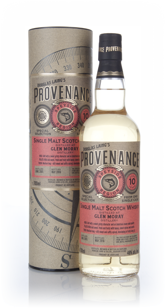 Glen Moray 10 Year Old 2005 (cask 11186) - Provenance (Douglas Laing) 70cl product image