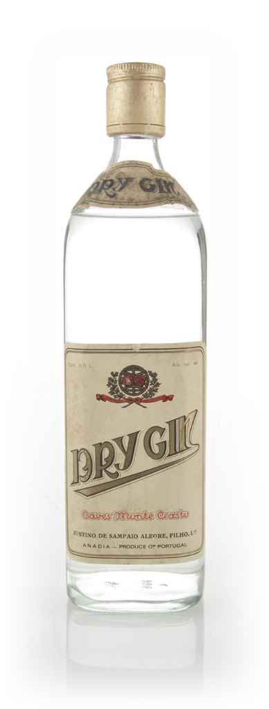 Caves Monte Crasto Dry Gin - 1970s 75cl product image