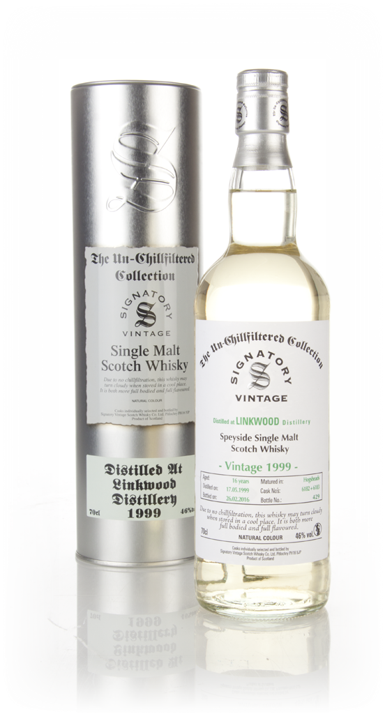 Linkwood 16 Year Old 1999 (casks 6182 & 6183) - Un-Chillfiltered (Signatory) 70cl product image