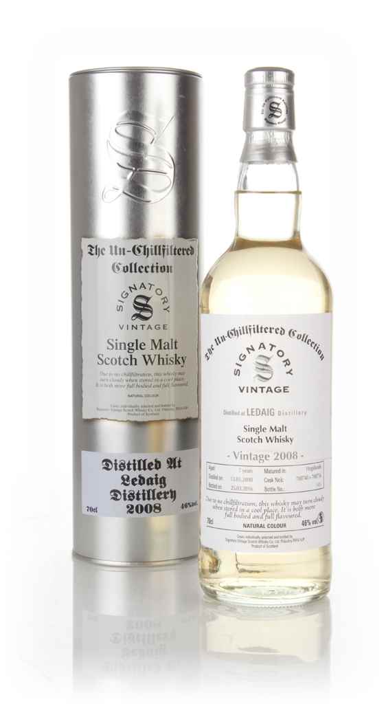 Ledaig 7 Year Old 2008 (casks 700748 & 700756) - Un-Chillfiltered (Signatory) 70cl product image