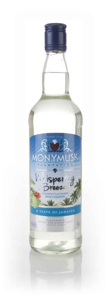 Monymusk Whispering Breeze Coconut Rum Liqueur 70cl product image