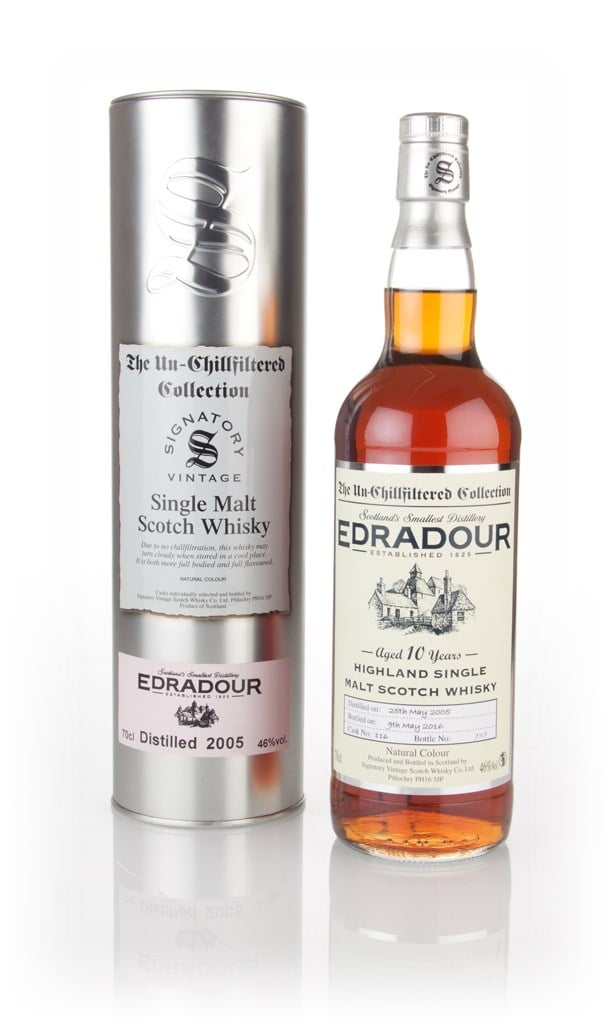 Edradour 10 Year Old 2005 (cask 116) - Un-Chillfiltered Collection (Signatory) 70cl product image
