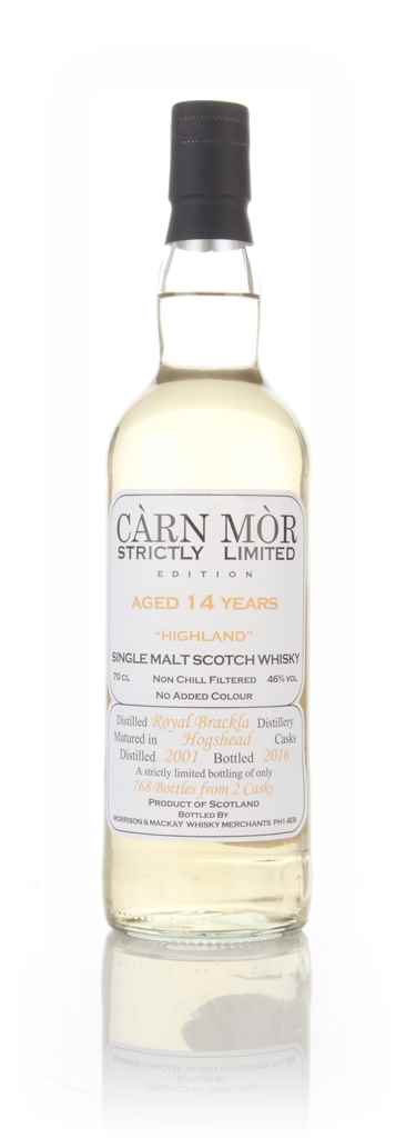 Royal Brackla 14 Year Old 2001 (bottled 2016) - Strictly Limited (Càrn Mòr) 70cl product image
