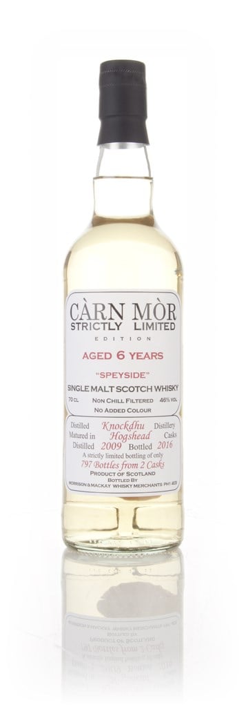 Knockdhu 6 Year Old 2009 - Strictly Limited (Càrn Mòr) 70cl product image