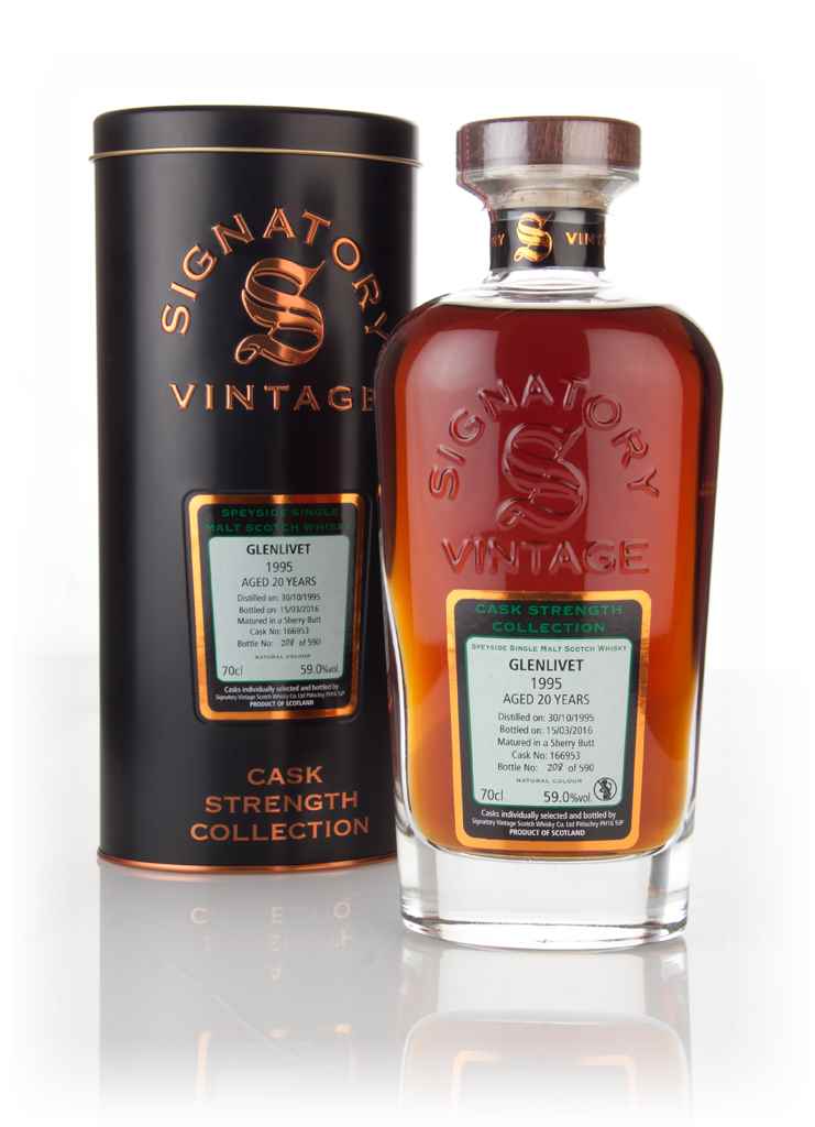 Glenlivet 20 Year Old 1995 (cask 166953) - Cask Strength Collection (Signatory) 70cl product image