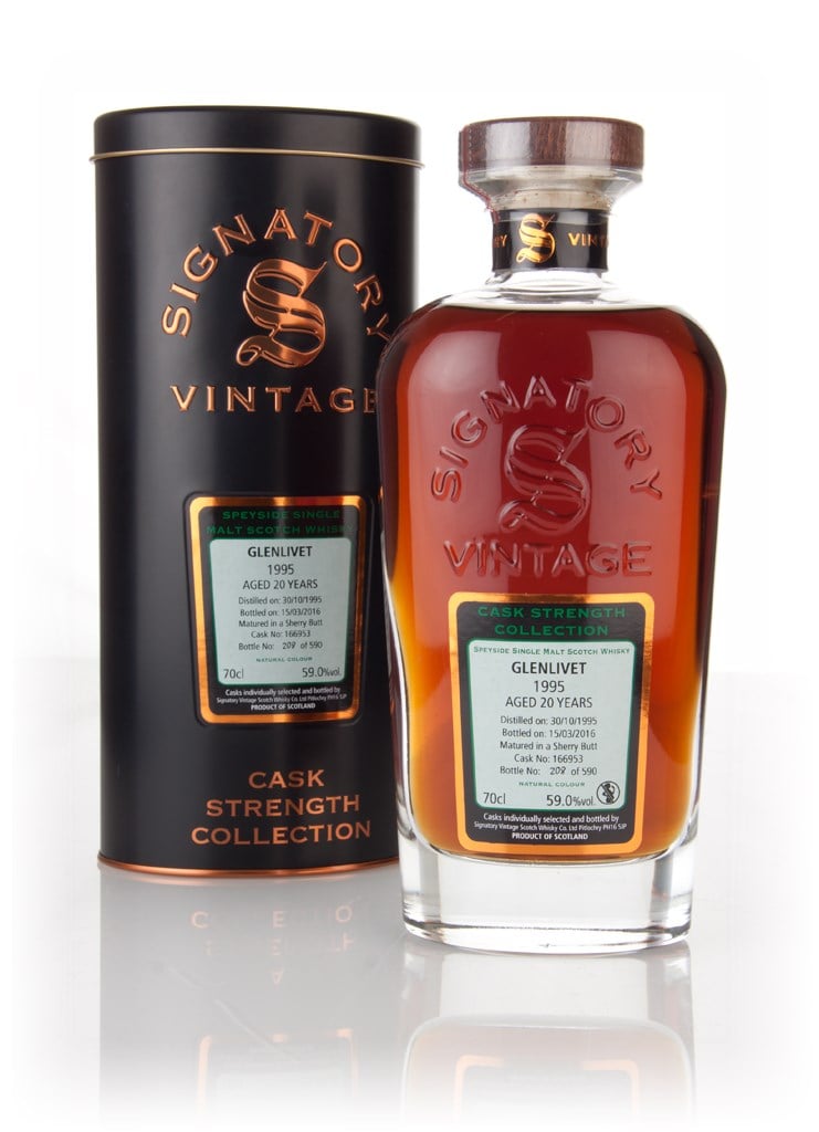 Glenlivet 20 Year Old 1995 (cask 166953) - Cask Strength Collection (Signatory) 70cl product image