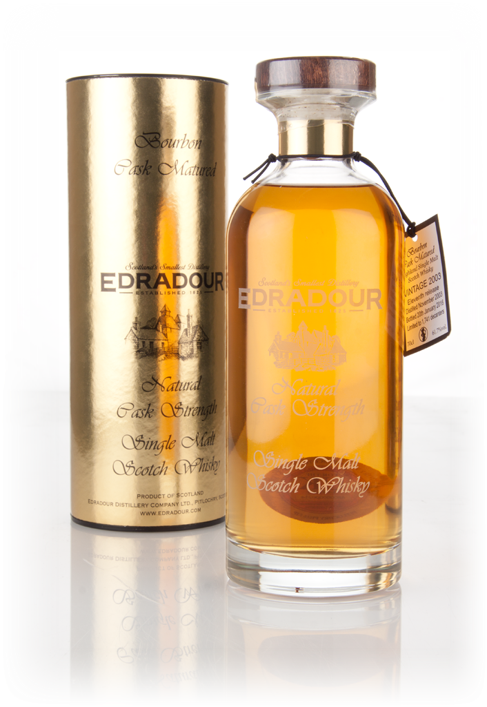 Edradour 12 Year Old 2003 (11th Release) Bourbon Cask Matured Natural Cask Strength - Ibisco Decanter 70cl product image