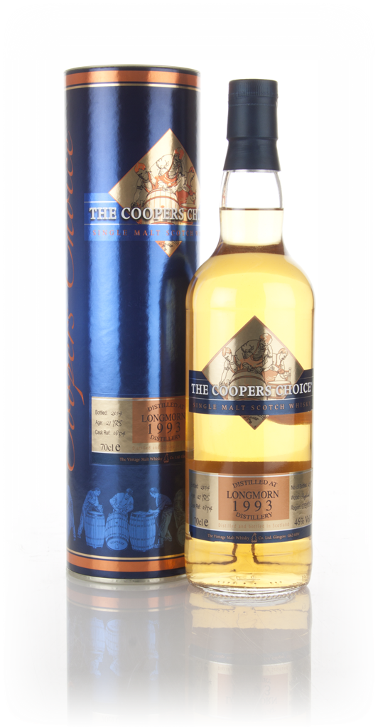 Longmorn 21 Year Old 1993 (cask 0854) - The Coopers Choice (The Vintage Malt Whisky Co.) 70cl product image
