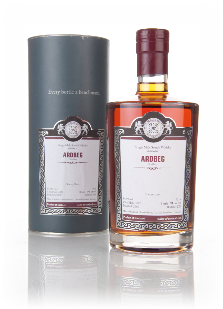 Ardbeg 2000 (bottled 2016) (cask 16016) - Malts of Scotland 70cl product image