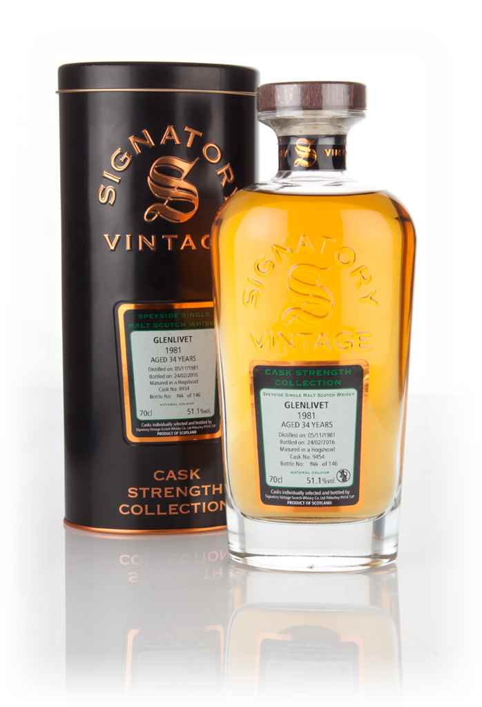 Glenlivet 34 Year Old 1981 (cask 9454) - Cask Strength Collection (Signatory) 70cl product image