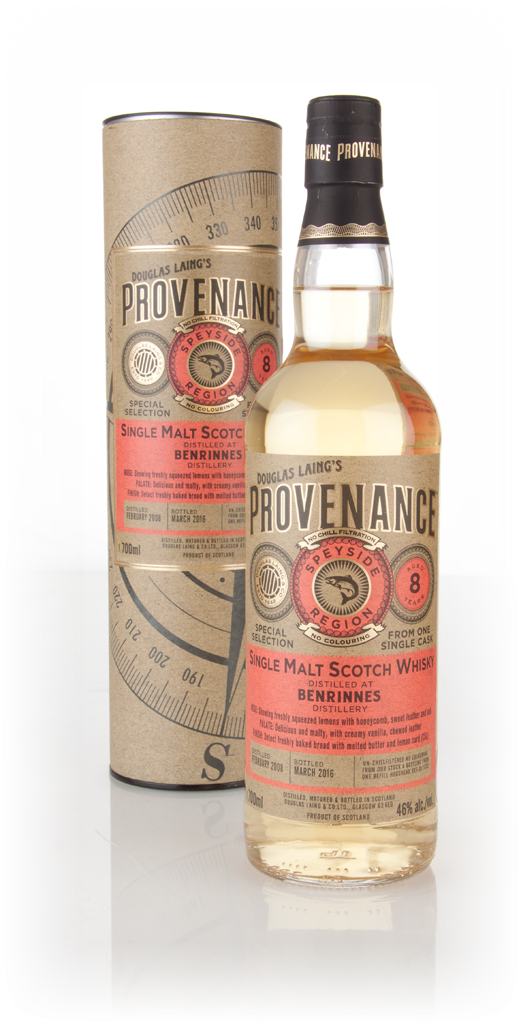 Benrinnes 8 Year Old 2008 (cask 11072) - Provenance (Douglas Laing) 70cl product image