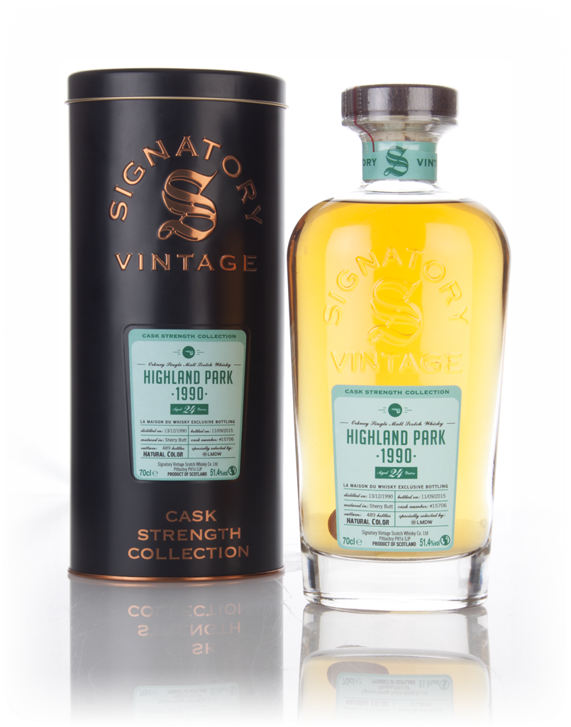 Highland Park 24 Year Old 1990 (cask 15706) - Cask Strength Collection (La Maison du Whisky) 70cl product image