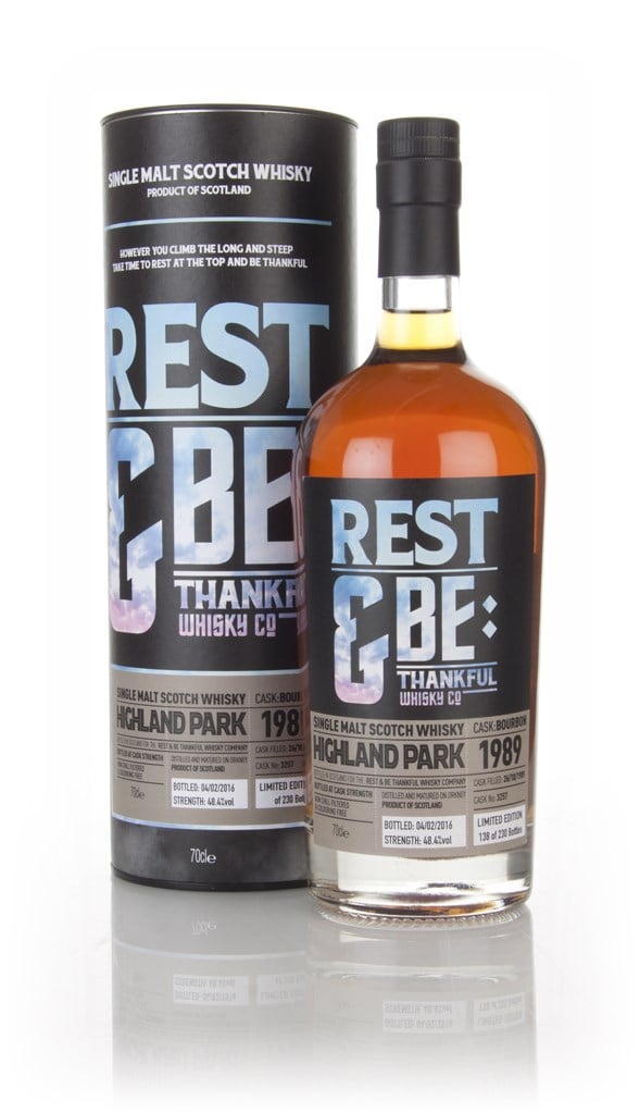 Highland Park 26 Year Old 1989 (cask 3257) (Rest & Be Thankful) 70cl product image