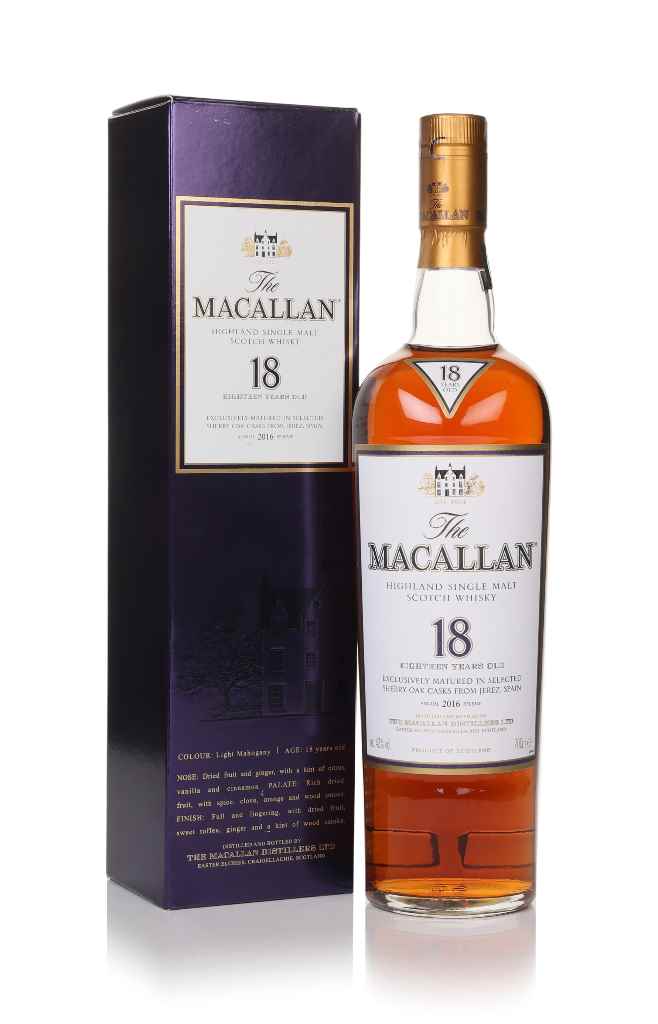 The Macallan 18 Year Old Sherry Oak (2023 Release) 70cl