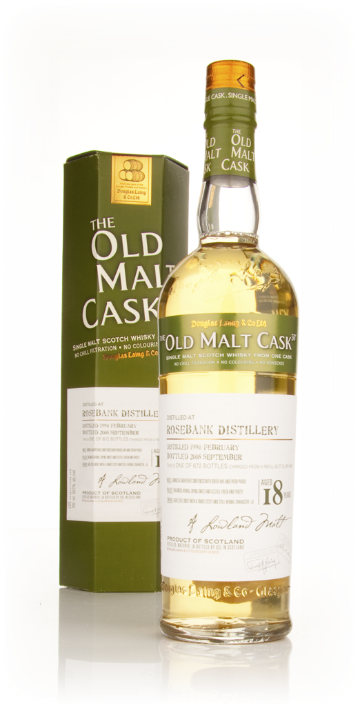 Rosebank 18 Year Old 1990 Cask 4655 - Old Malt Cask (Douglas Laing) 70cl product image