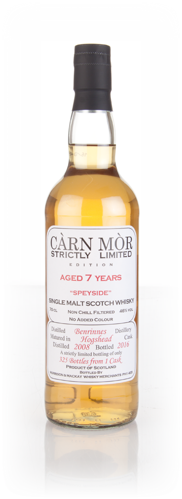 Benrinnes 7 Year Old 2008 - Strictly Limited (Càrn Mòr) 70cl product image
