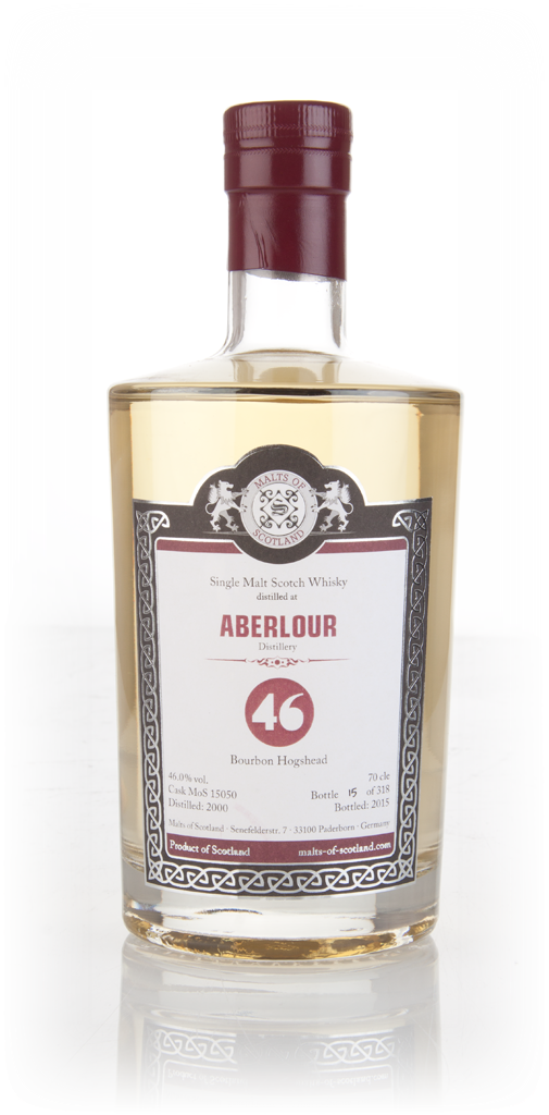 Aberlour 2000 (bottled 2015) (cask 15050) - 46 Range (Malts of Scotland) 70cl product image