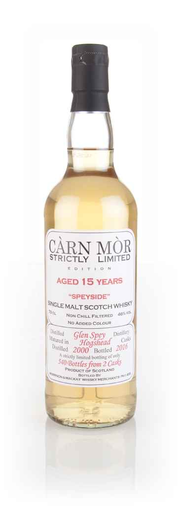 Glen Spey 15 Year Old 2000 - Strictly Limited (Càrn Mòr) 70cl product image