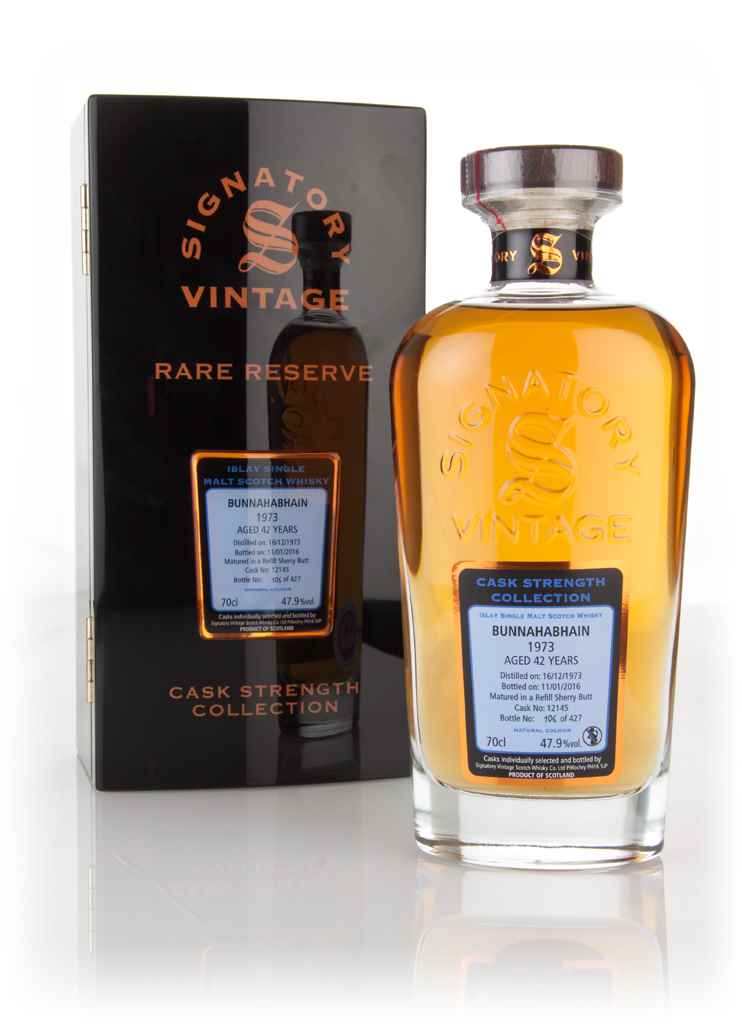 Bunnahabhain 42 Year Old 1973 (cask 12145) - Cask Strength Collection Rare Reserve (Signatory) 70cl product image