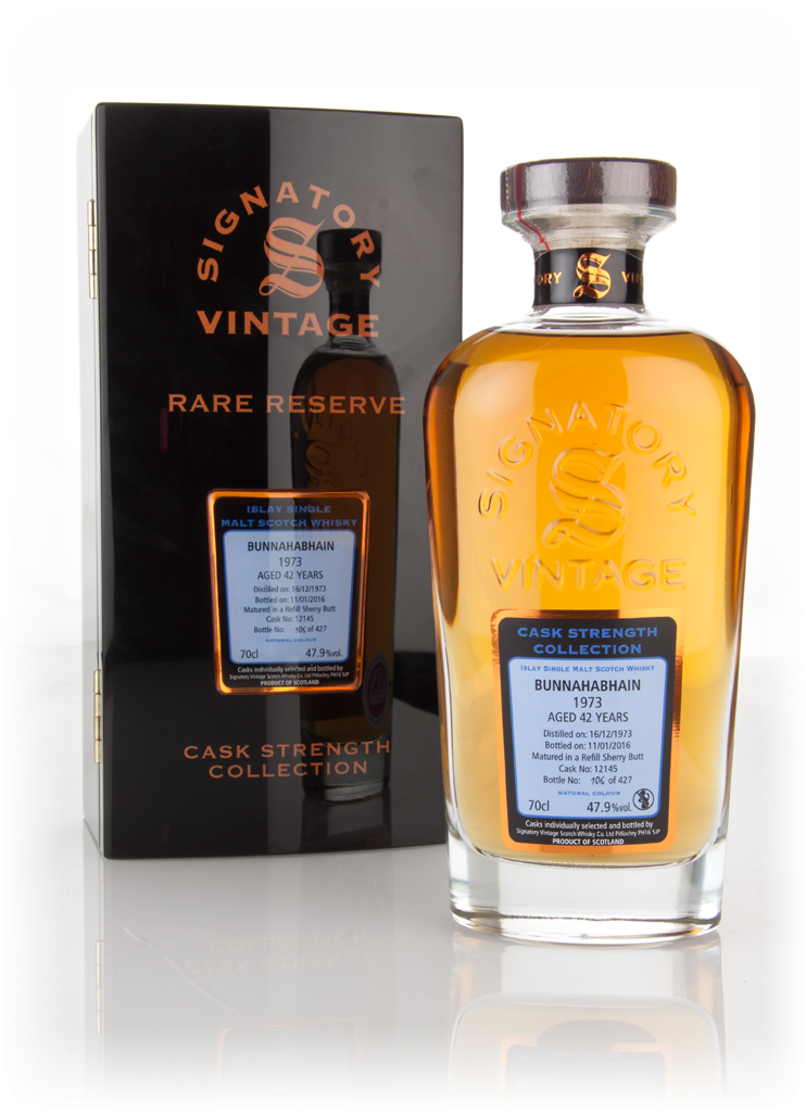 Bunnahabhain 42 Year Old 1973 (cask 12145) - Cask Strength Collection Rare Reserve (Signatory) 70cl product image