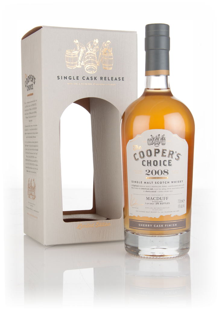 Macduff 7 Year Old 2008 (cask 9604) - The Cooper's Choice (The Vintage Malt Whisky Co.) 70cl product image