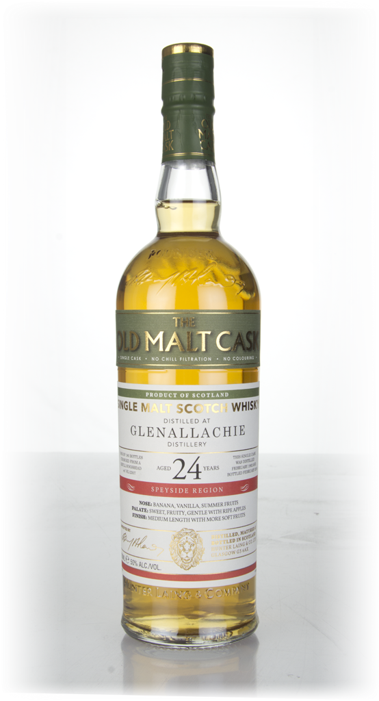 Glenallachie 24 Year Old 1992 (cask 12307) - Old Malt Cask (Hunter Laing) 70cl product image