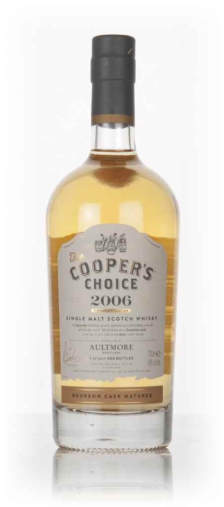 Aultmore 9 Year Old 2006 (cask 7120) - The Cooper's Choice (The Vintage Malt Whisky Co.) 70cl product image