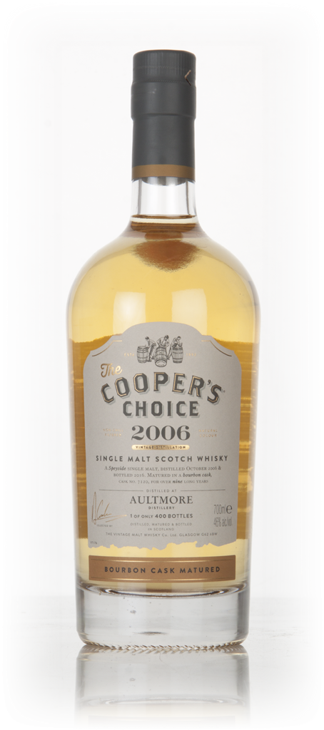 Aultmore 9 Year Old 2006 (cask 7120) - The Cooper's Choice (The Vintage Malt Whisky Co.) 70cl product image