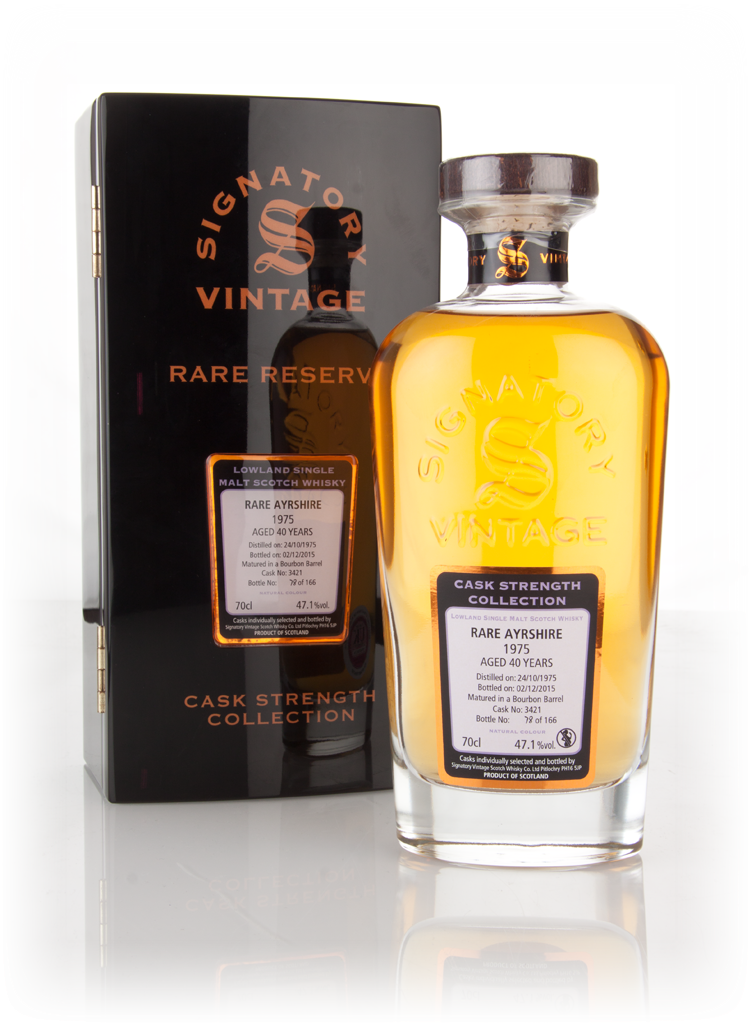 Rare Ayrshire (Ladyburn) 40 Year Old 1975 (cask 3421) - Cask Strength Collection Rare Reserve (Signatory) 70cl product image