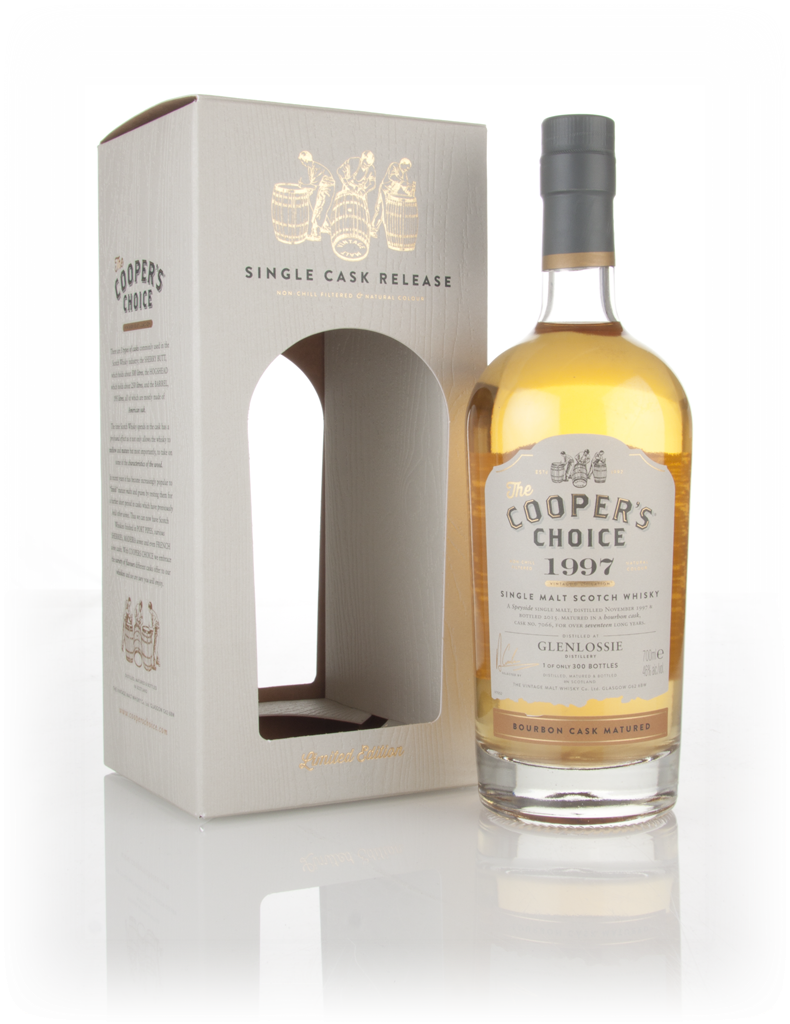 Glenlossie 17 Year Old 1997 (cask 7066) - The Cooper's Choice (The Vintage Malt Whisky Co.) 70cl product image