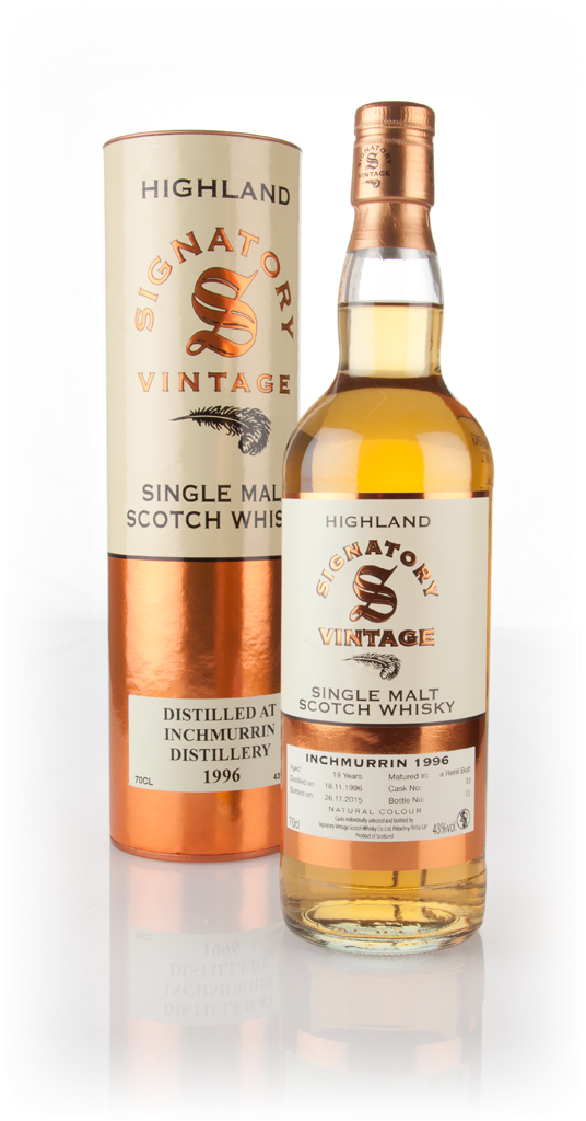 Inchmurrin 19 Year Old 1996 (cask 33) (Signatory) 70cl product image