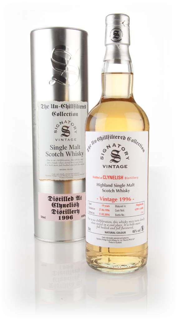 Clynelish 19 Year Old 1996 (cask 6399 & 6400) - Un-Chillfiltered (Signatory) 70cl product image