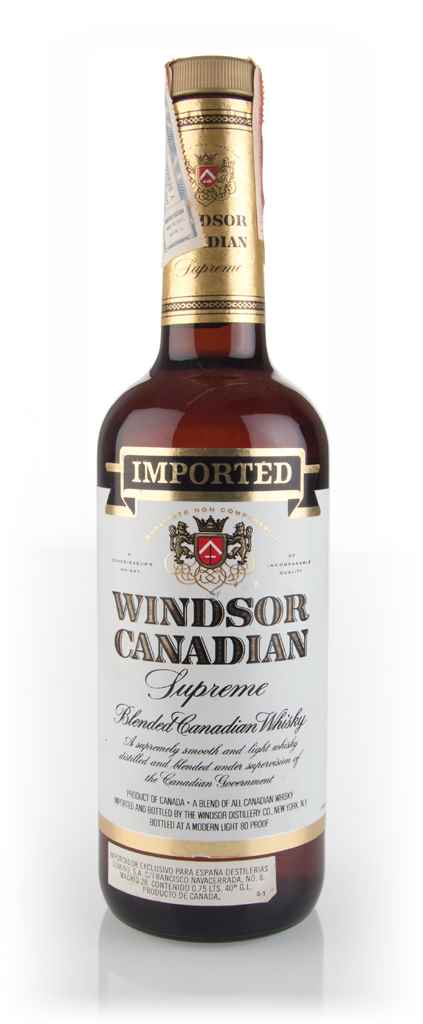 Windsor Canadian Supreme Blended Whisky - 1980s 75cl product image
