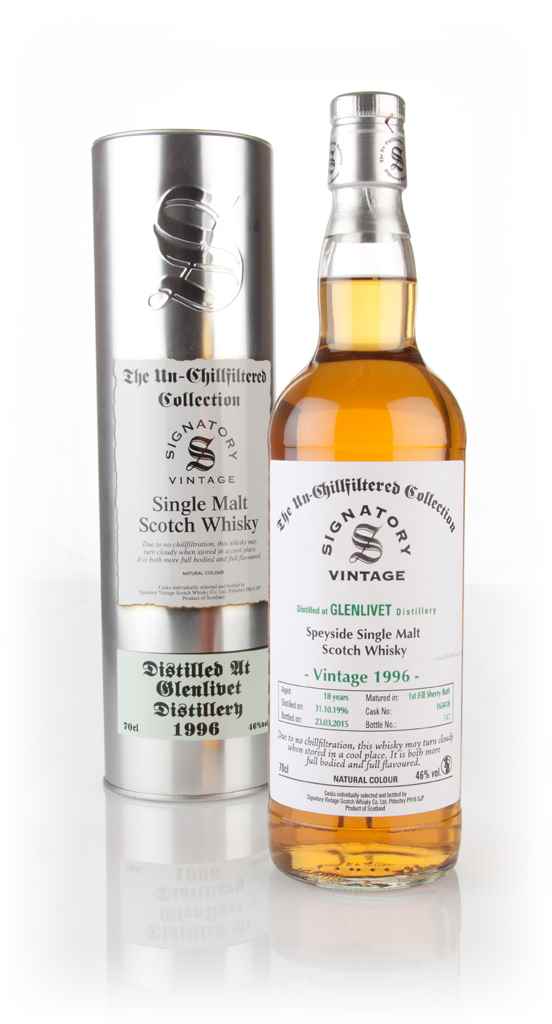 Glenlivet 18 Year Old 1996 (cask 163418) - Un-Chillfiltered (Signatory) 70cl product image