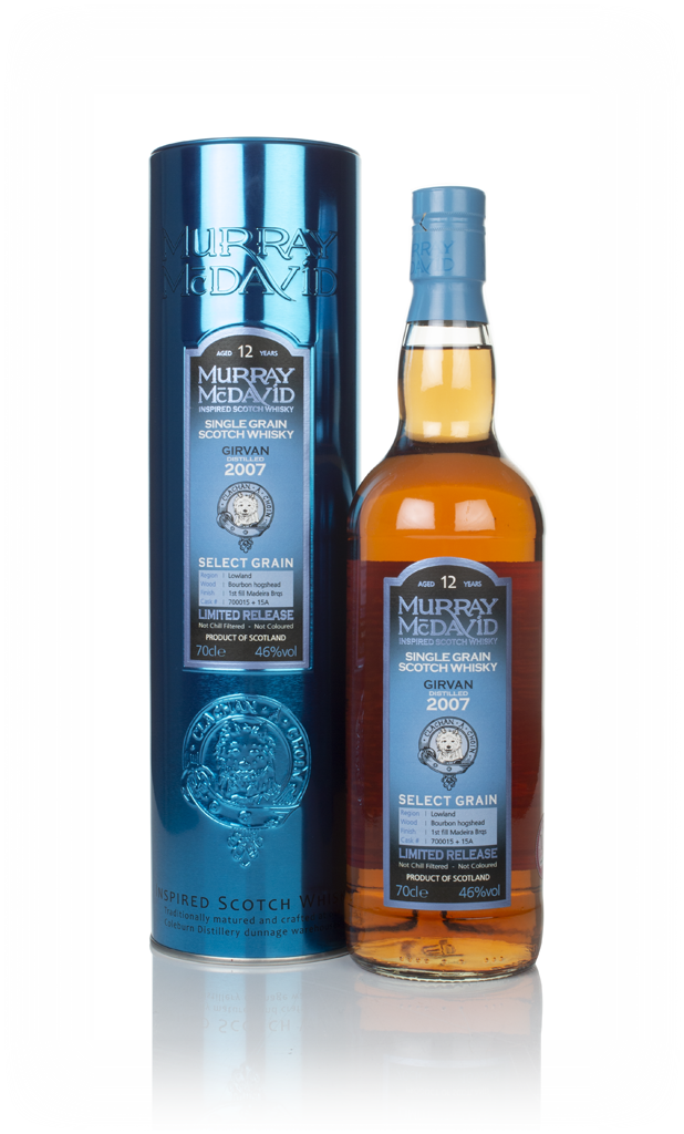 Girvan 12 Year Old 2007 (casks 700015 & 15A) - Select Grain (Murray McDavid) 70cl product image