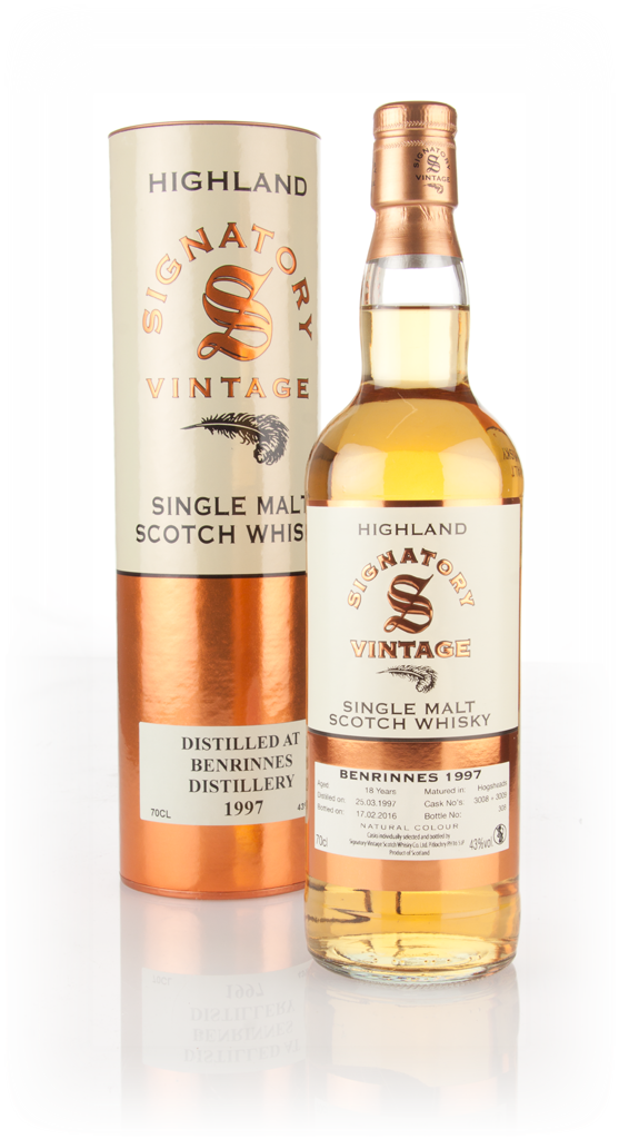 Benrinnes 18 Year Old 1997 (casks 3008 & 3009) (Signatory) 70cl product image