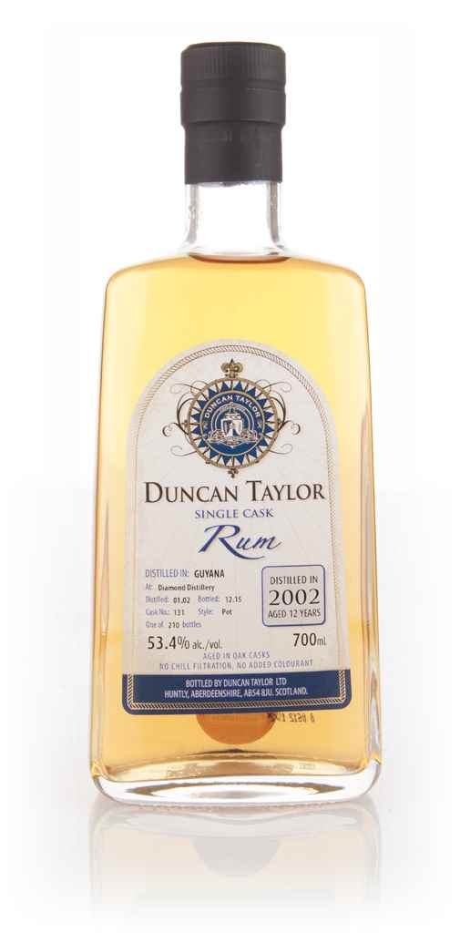 Diamond Distillery 12 Year Old 2002 (cask 131) - Single Cask Rum (Duncan Taylor) 70cl product image