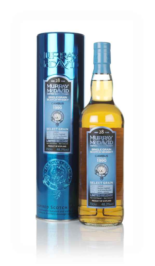Cambus 28 Year Old 1990 (cask 89949 & 89949A) - Select Grain (Murray McDavid) 70cl product image