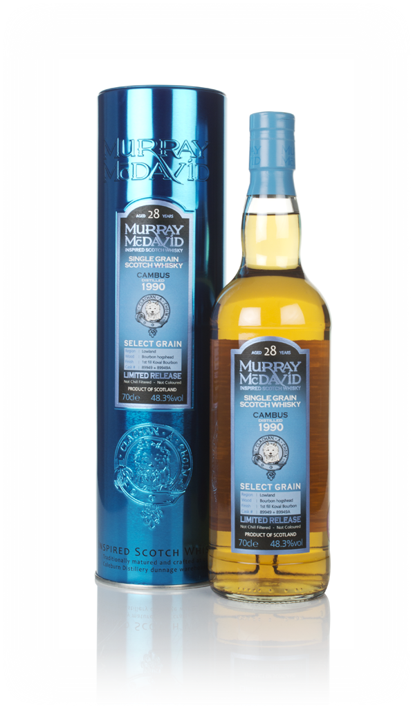 Cambus 28 Year Old 1990 (cask 89949 & 89949A) - Select Grain (Murray McDavid) 70cl product image