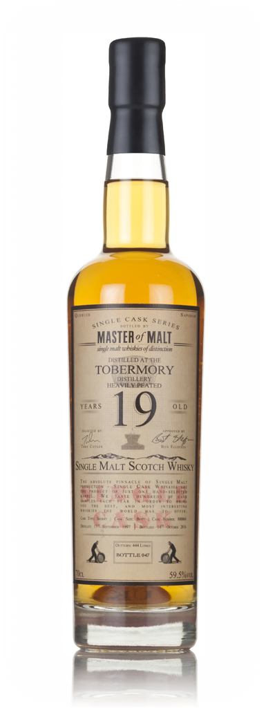 Tobermory Heavily Peated 19 Year Old 1997 - Single Cask (Master of Malt) 70cl product image