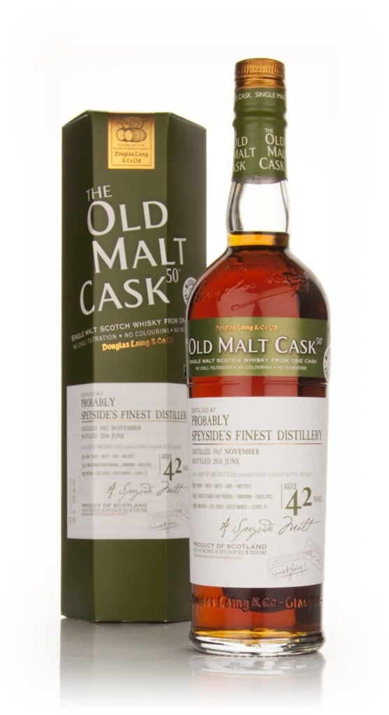 Probably Speyside's Finest Distillery 42 Year Old 1967 - Old Malt Cask (Douglas Laing) 70cl product image