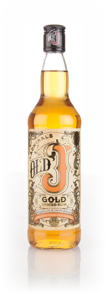 Admiral Vernon's Old J Gold Spiced Rum 70cl product image