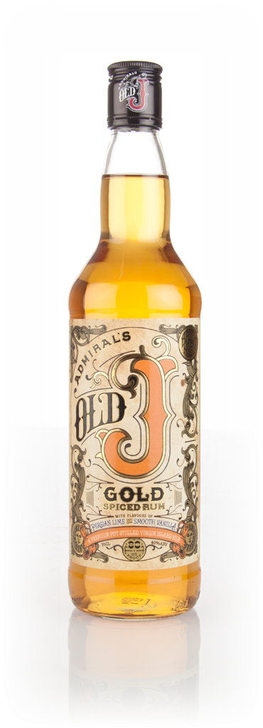Admiral Vernon's Old J Gold Spiced Rum 70cl product image