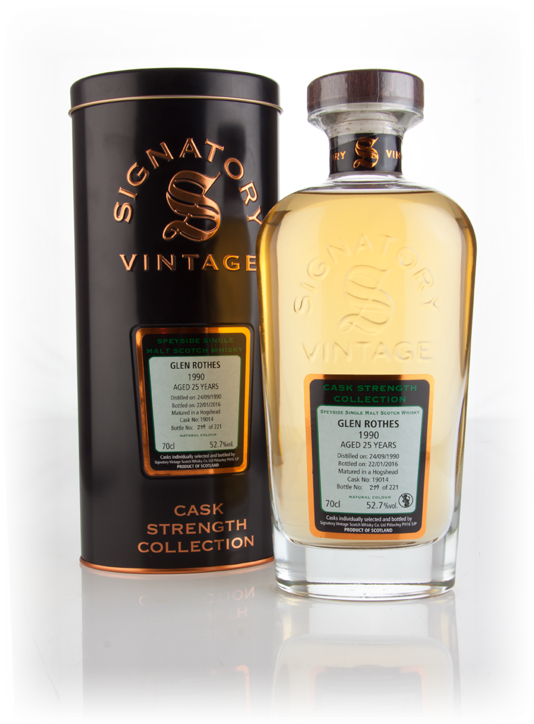 Glenrothes 25 Year Old 1990 (cask 19014) - Cask Strength Collection (Signatory) 70cl product image