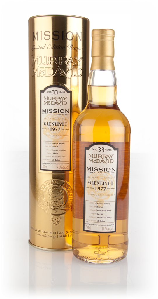 Glenlivet 33 Year Old 1977 - Mission Gold (Murray McDavid) 70cl product image
