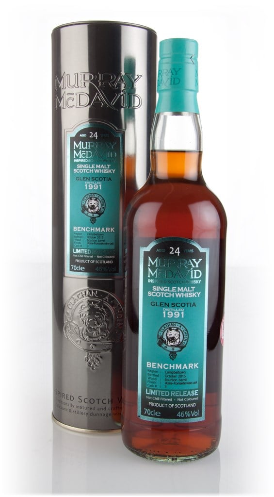 Glen Scotia 24 Year Old 1991 (cask 3) - Benchmark (Murray McDavid) 70cl product image