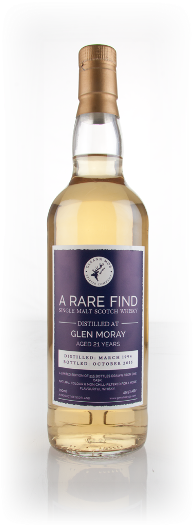 Glen Moray 21 Year Old 1994 - A Rare Find (Gleann Mór) 70cl product image
