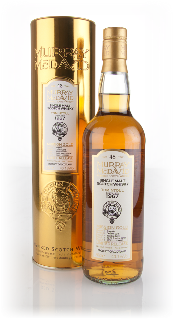 Tomintoul 48 Year Old 1967 (casks 150031 & 150032) - Mission Gold (Murray McDavid) 70cl product image