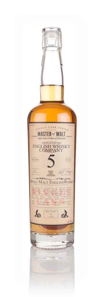 English Whisky Co. 5 Year Old 2010 - Single Cask (Master of Malt) 70cl product image